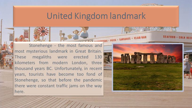 United Kingdom landmark Stonehenge - the most famous and most mysterious landmark in