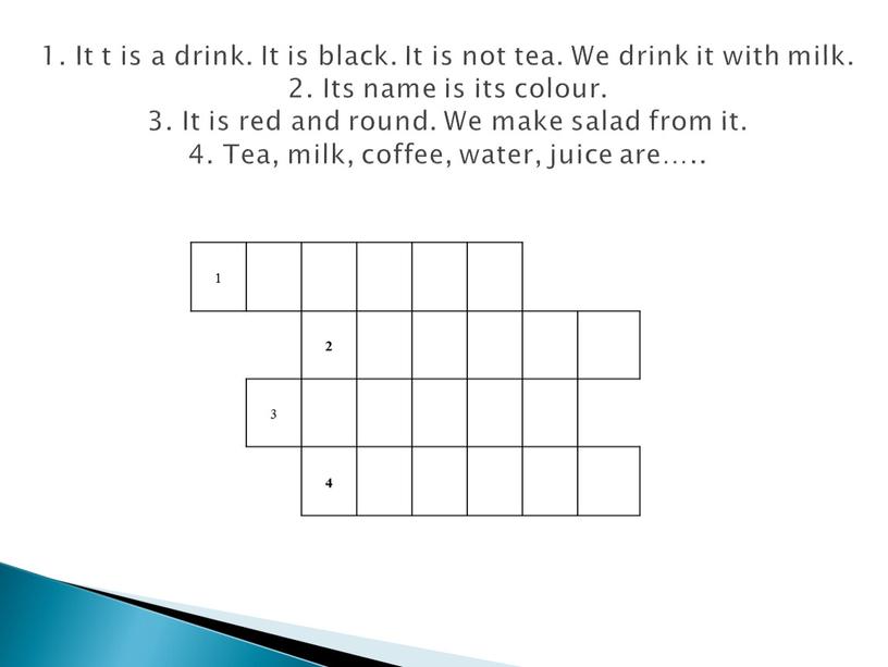 It t is a drink. It is black. It is not tea