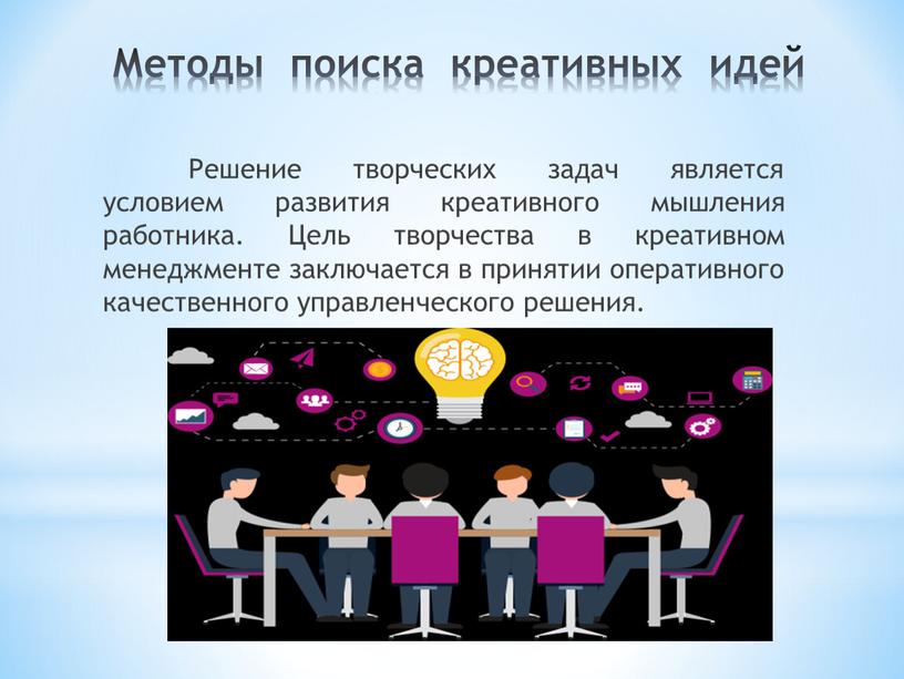 Методы поиска креативных идей