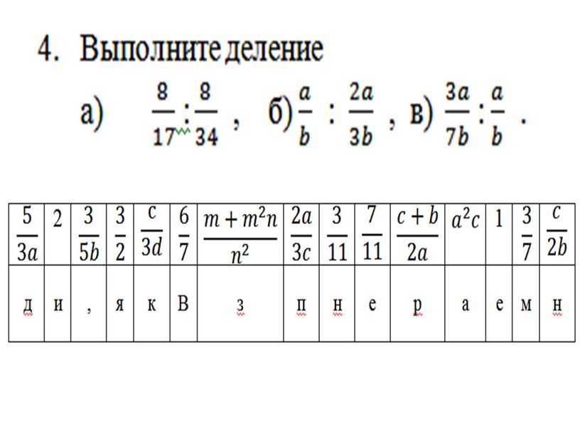 Презентация к уроку по теме "Совместные действия над алгебраическими дробями" (УМК  Ю.М. Колягина, М.В. Ткачевой Н.Е. Федоровой, М.И. Шабунина)