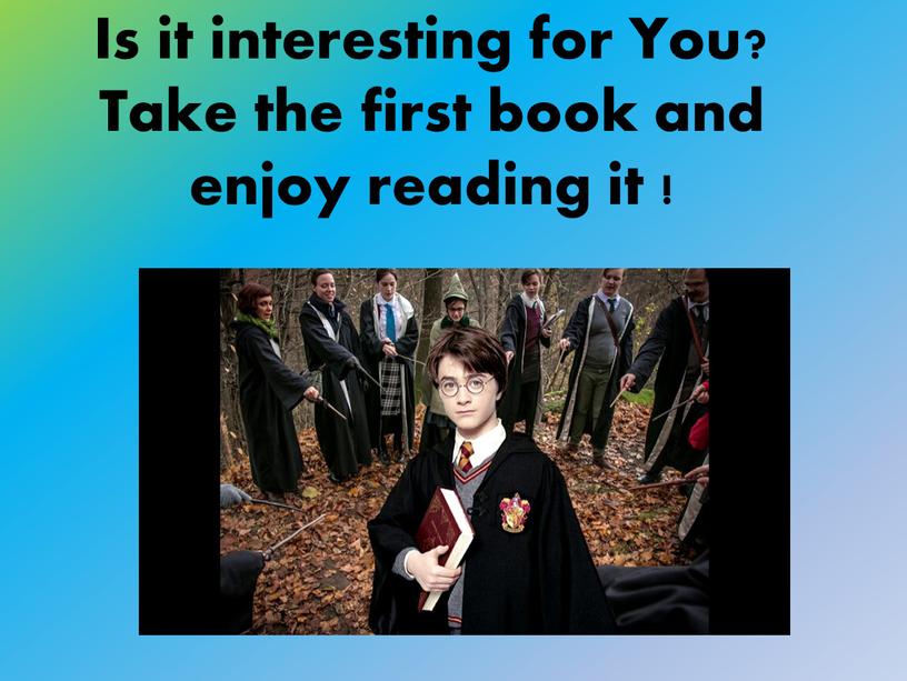 Is it interesting for You? Take the first book and enjoy reading it !