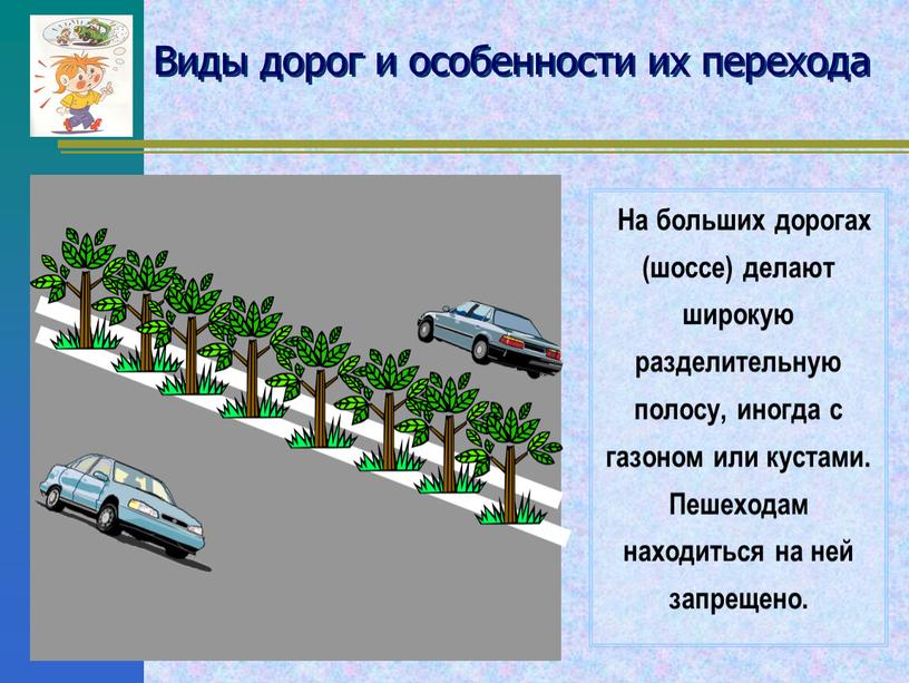 Виды дорог и особенности их перехода