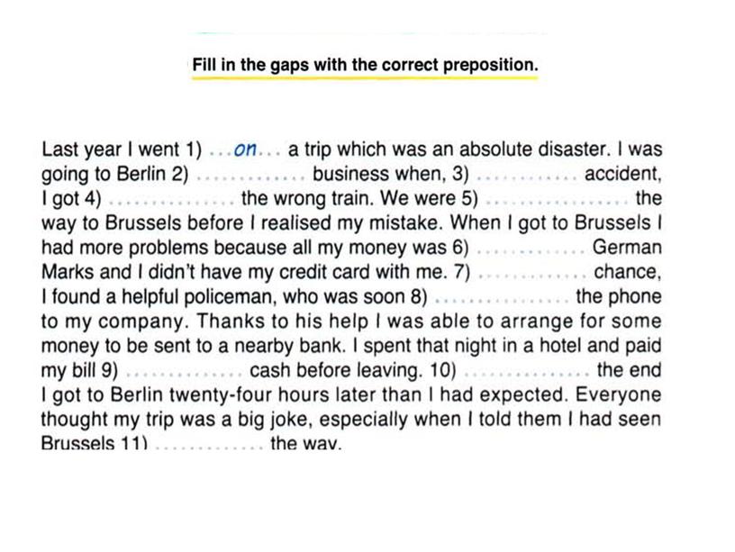 89 Prepositions. 9 class