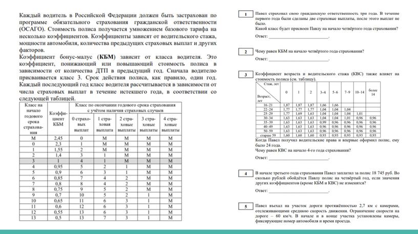 Профориентация на уроках математики