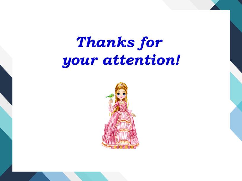 Thanks for your attention!