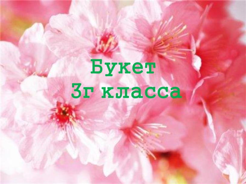 Букет 3г класса