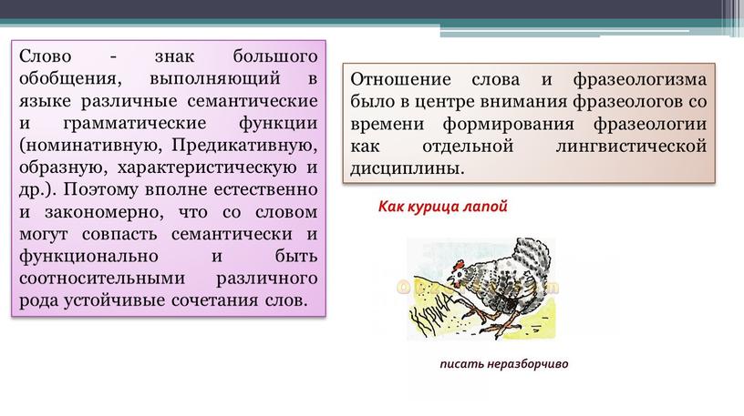 Слово - знак большого обобщения, выполняющий в языке различные семантические и грамматические функции (номинативную,