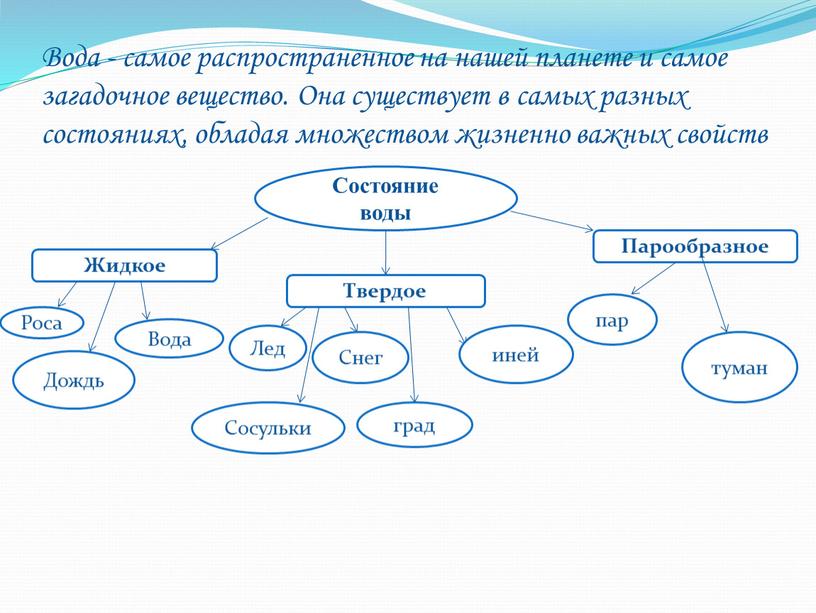 Вода - самое распространенное на нашей планете и самое загадочное вещество