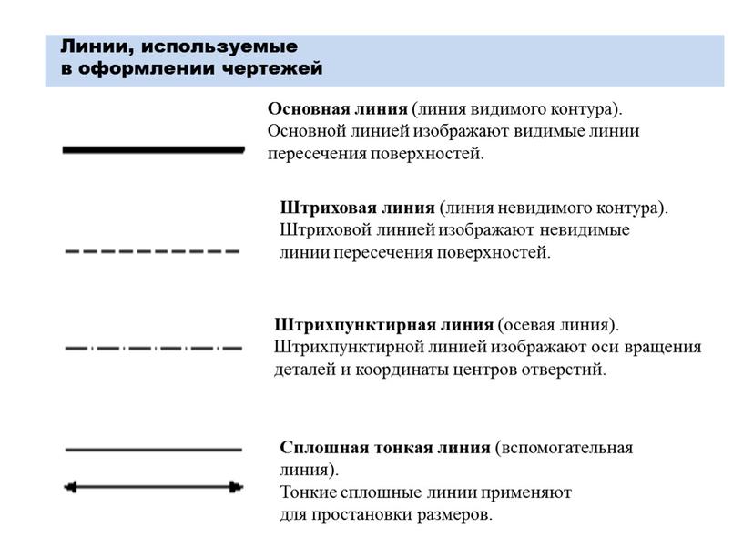 Основная линия (линия видимого контура)