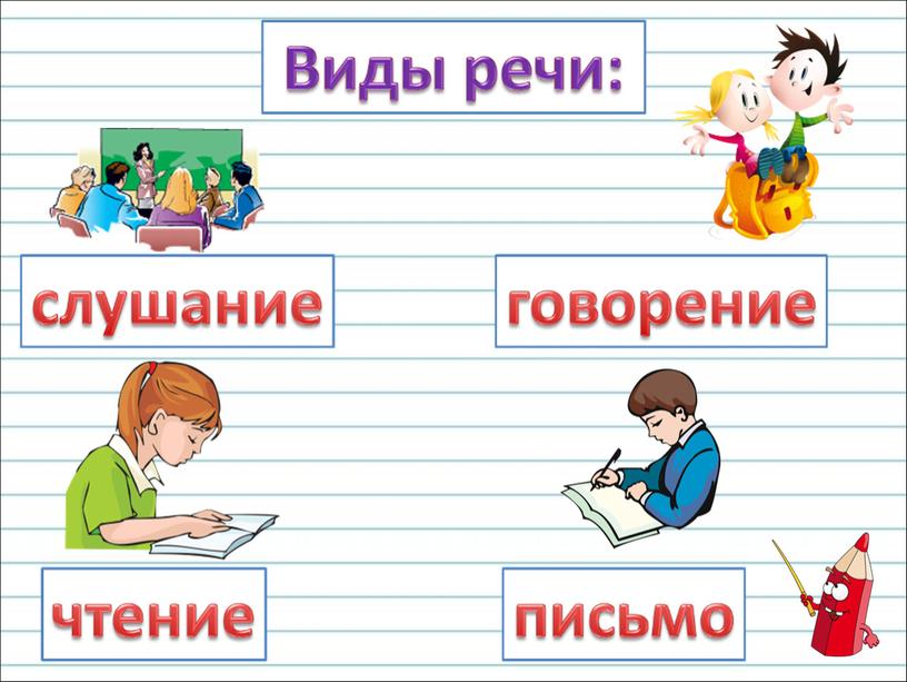 Презентация к уроку русского языка "Наша речь" 1 класс (по программе "Школа России")