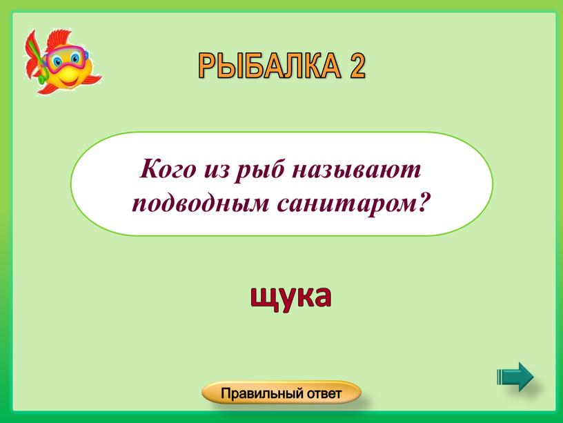 Кого из рыб называют подводным санитаром?