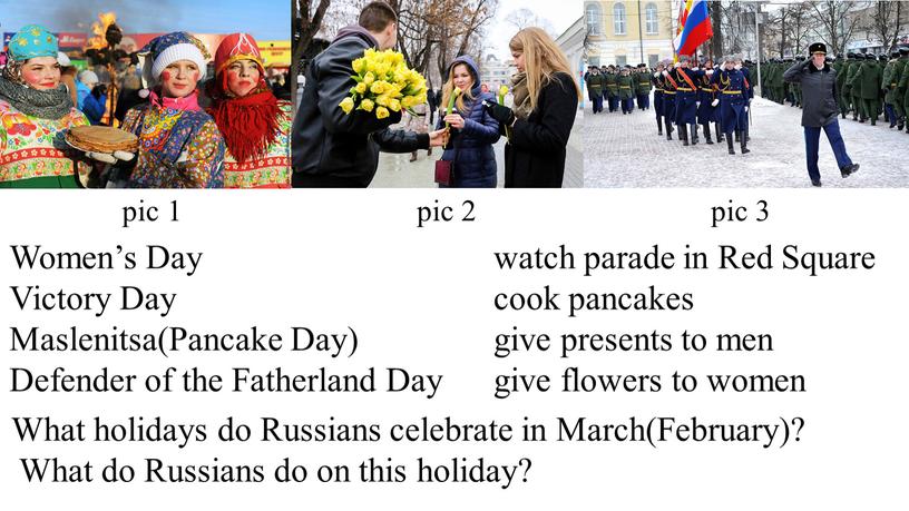 Women’s Day Victory Day Maslenitsa(Pancake