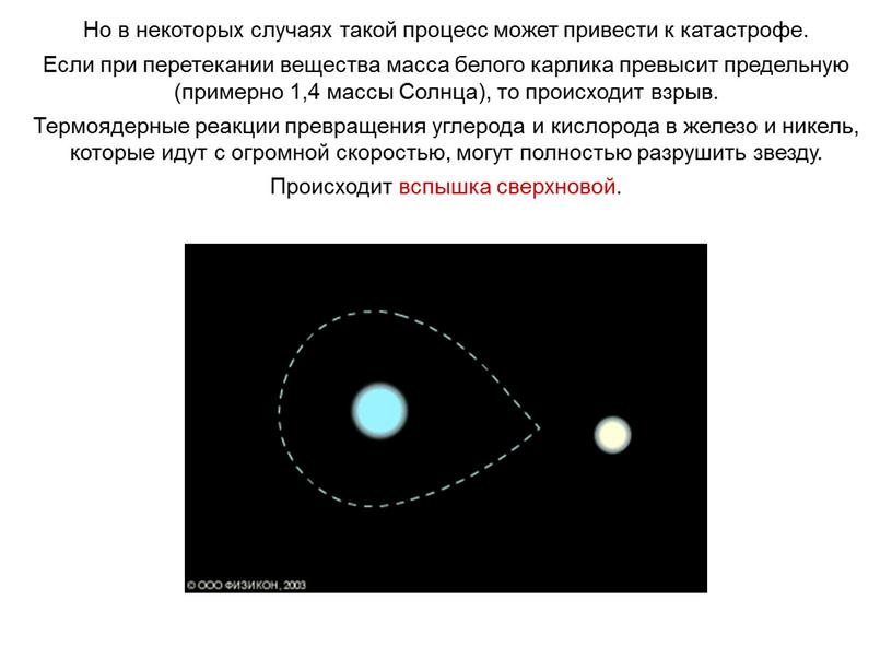 Но в некоторых случаях такой процесс может привести к катастрофе