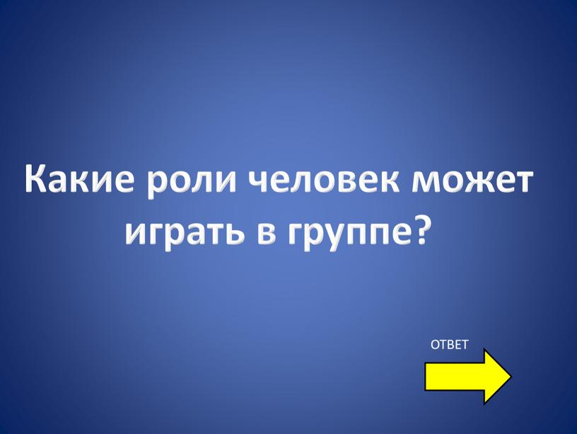 Какие роли человек может играть в группе?