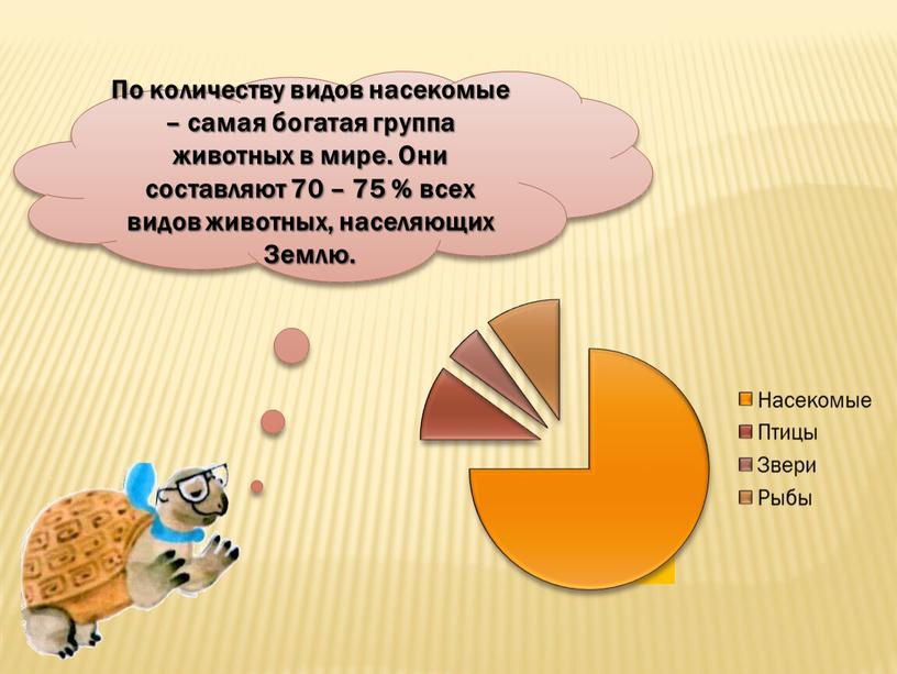 По количеству видов насекомые – самая богатая группа животных в мире