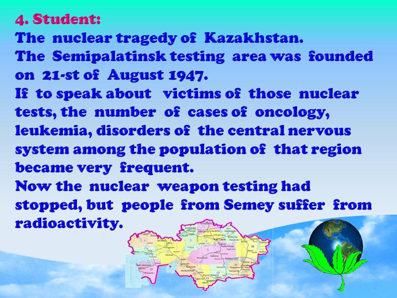 Student: The nuclear tragedy of