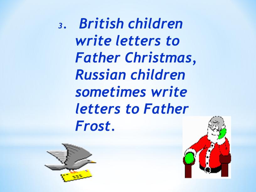 British children write letters to