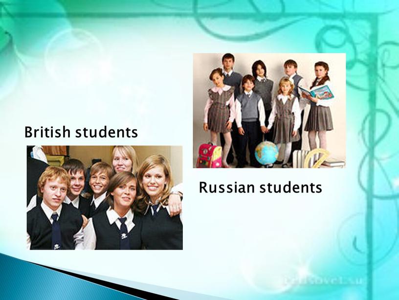 British students Russian students