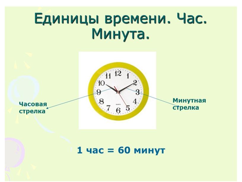 " Определение  времени по часам." Презентация к уроку математики во 2 классе