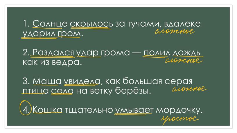 Солнце скрылось за тучами, вдалеке ударил гром