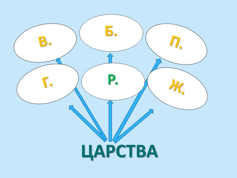 В. Б. П. Царства Г. Р. Ж.