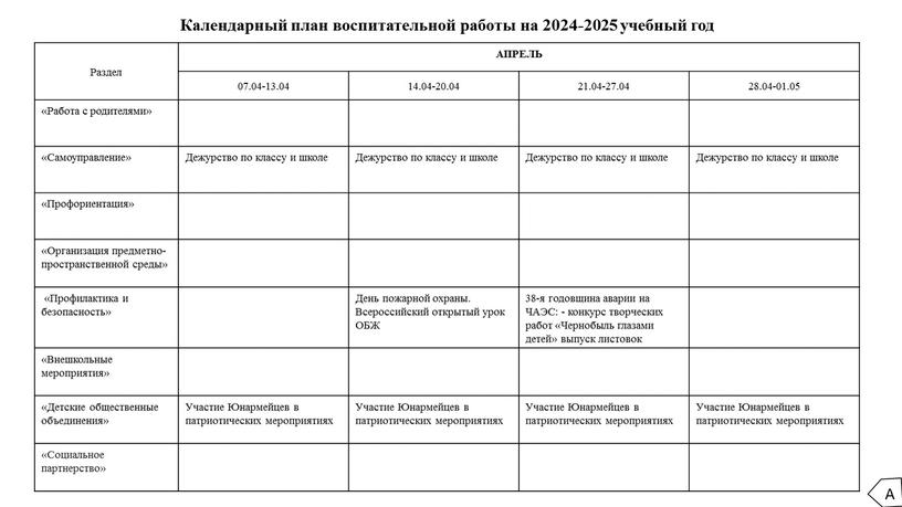 Раздел АПРЕЛЬ 07.04-13.04 14.04-20