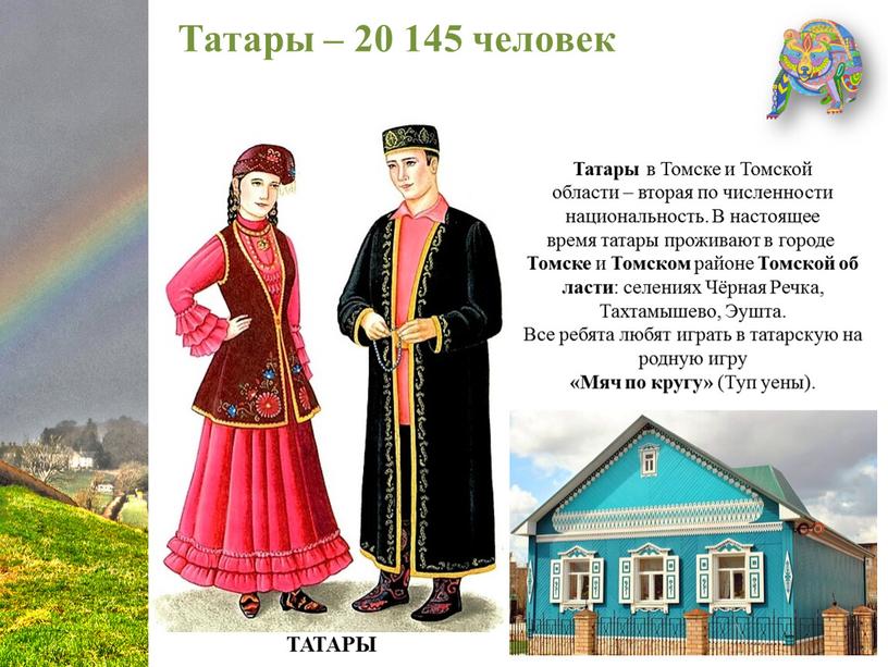 Татары – 20 145 человек Татары в