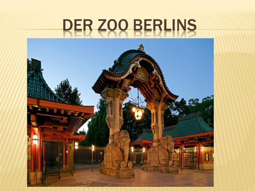 Der Zoo Berlins