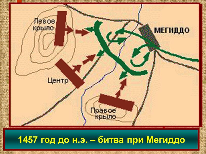 1457 год до н.э. – битва при Мегиддо