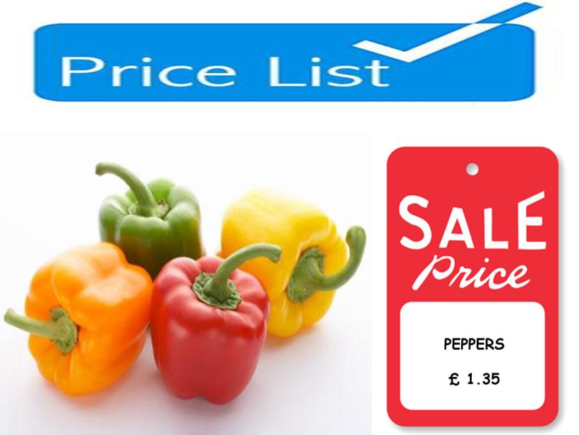 PEPPERS £ 1.35