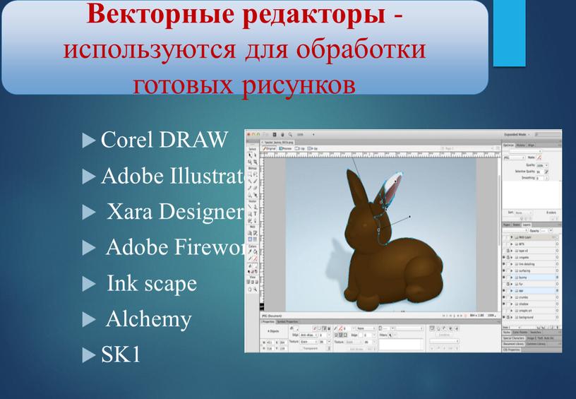 Corel DRAW Adobe Illustrator