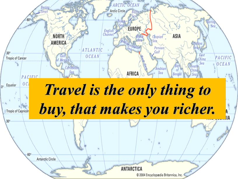 Tt Travel is the only thing to buy, that makes you richer