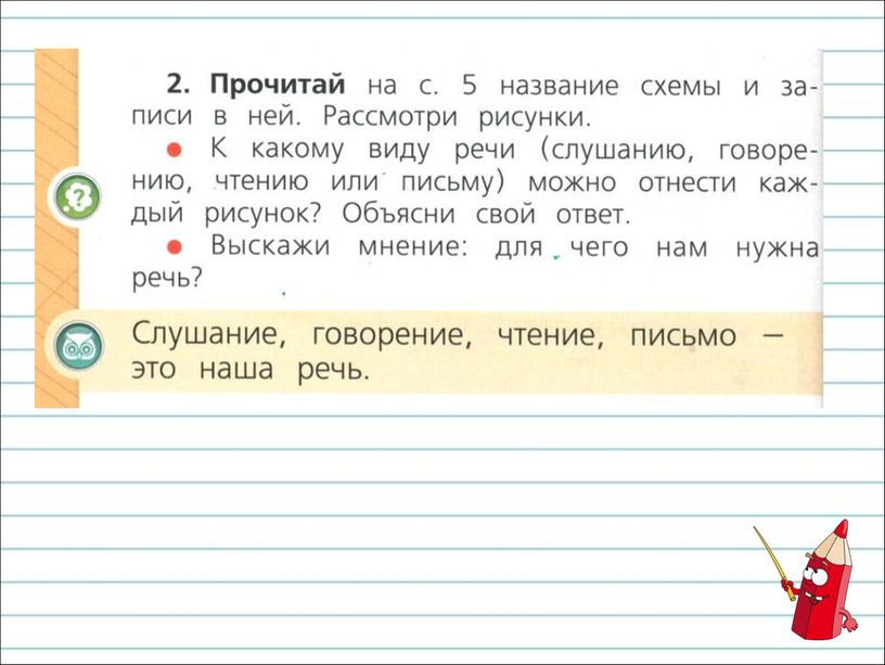 Презентация к уроку русского языка "Наша речь" 1 класс (по программе "Школа России")