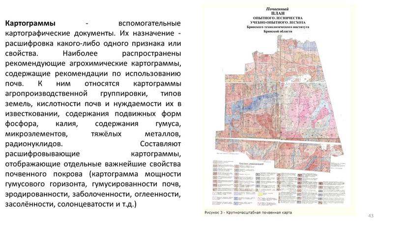 Картограммы - вспомогательные картографические документы