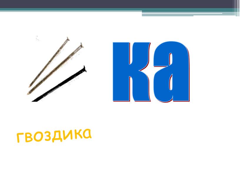 гвоздика ка