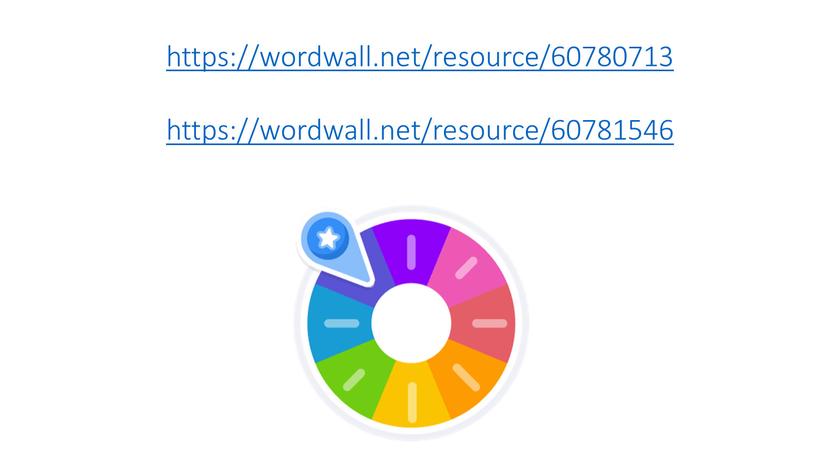 https://wordwall.net/resource/60780713 https://wordwall.net/resource/60781546