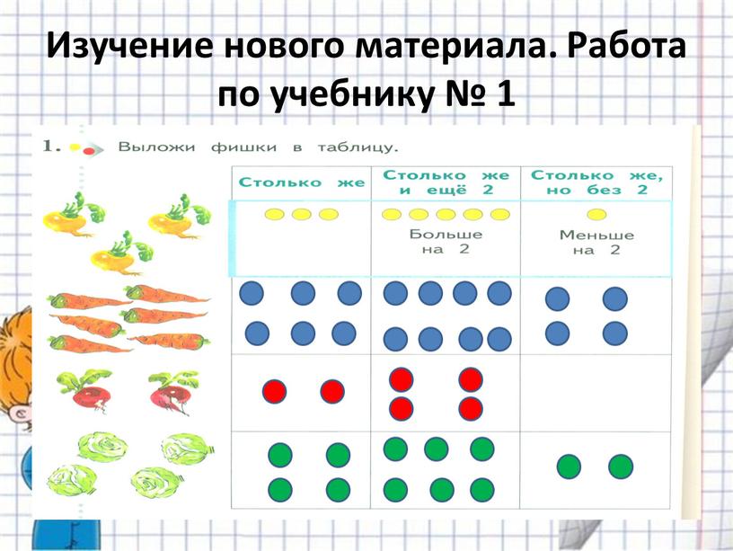 Изучение нового материала. Работа по учебнику № 1