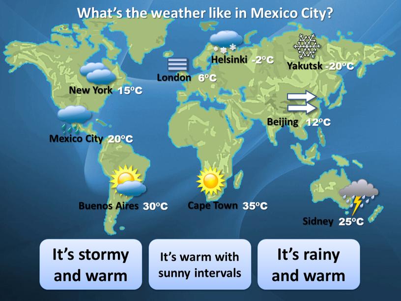 What’s the weather like in Mexico