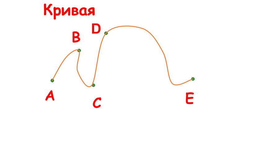 Кривая А В С D E