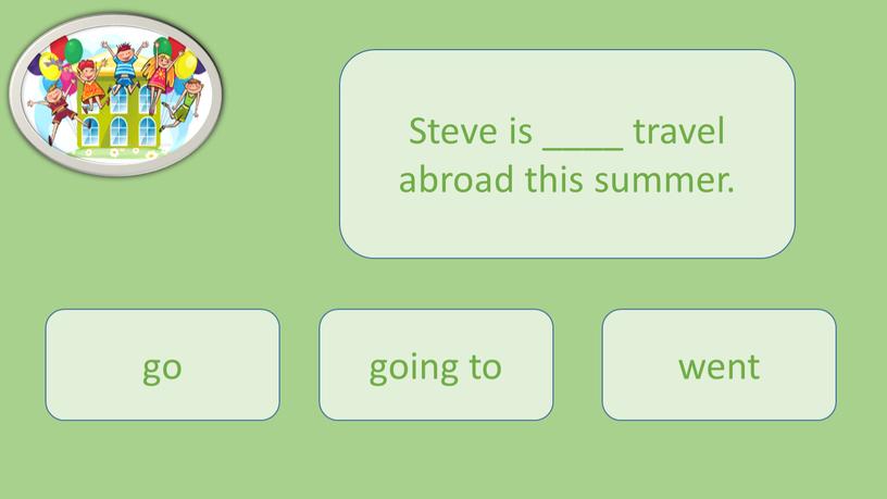Steve is ____ travel abroad this summer