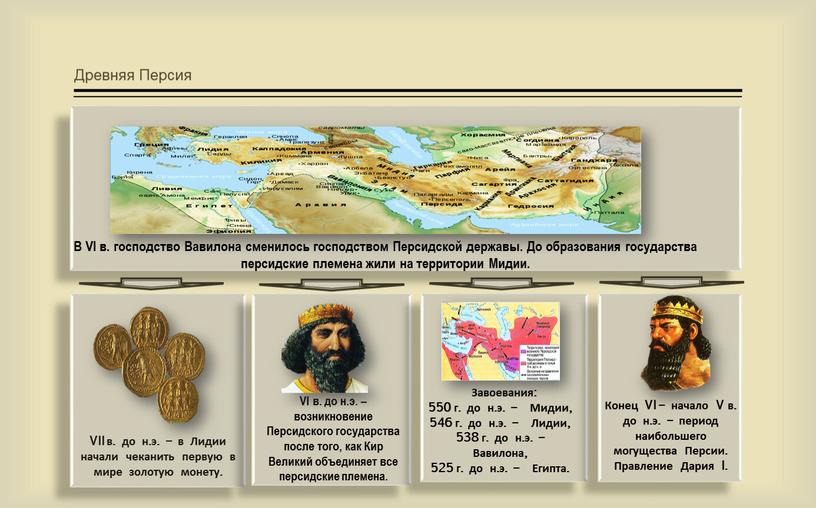 Древняя Персия В VI в. господство