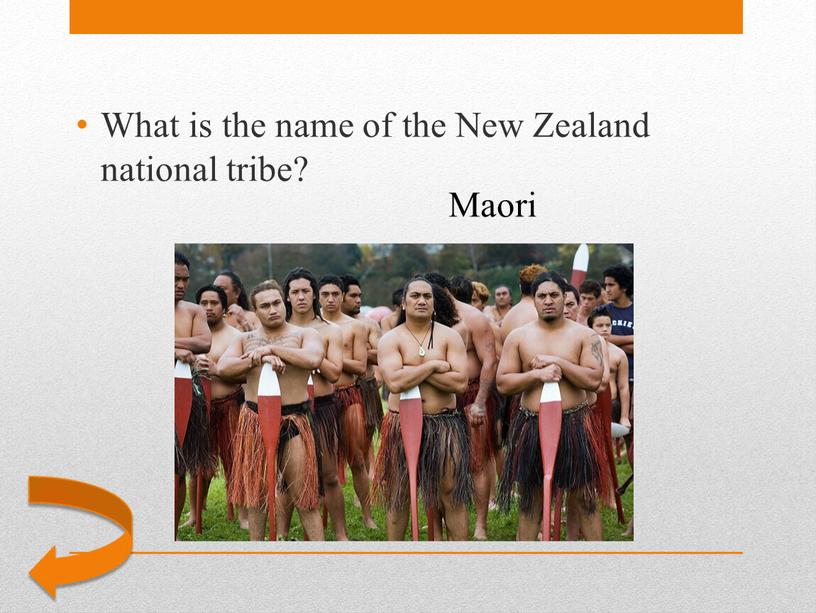 Maori What is the name of the New