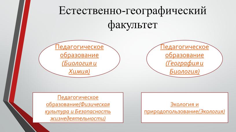 Естественно-географический факультет