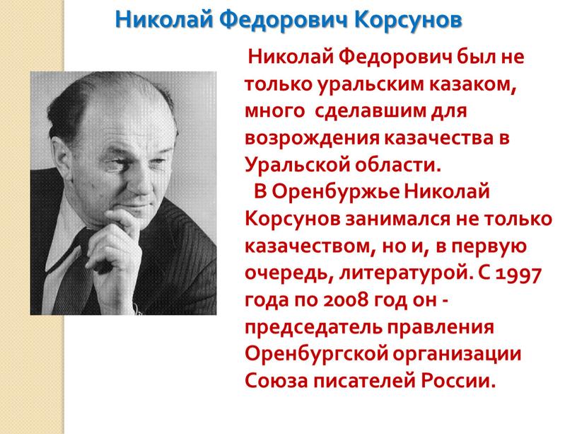 Николай Федорович Корсунов Николай