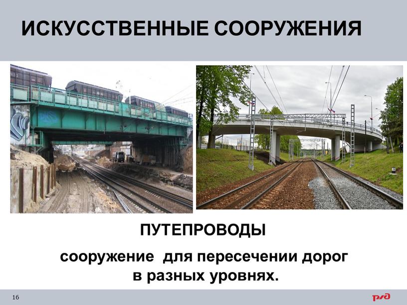 ИСКУССТВЕННЫЕ СООРУЖЕНИЯ ПУТЕПРОВОДЫ сооружение для пересечении дорог в разных уровнях