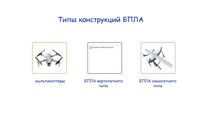 Типы конструкций БПЛА