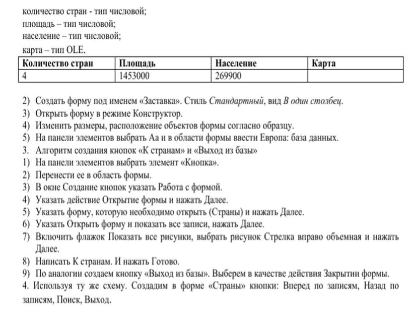 Презентация по теме "Создание баз данных"