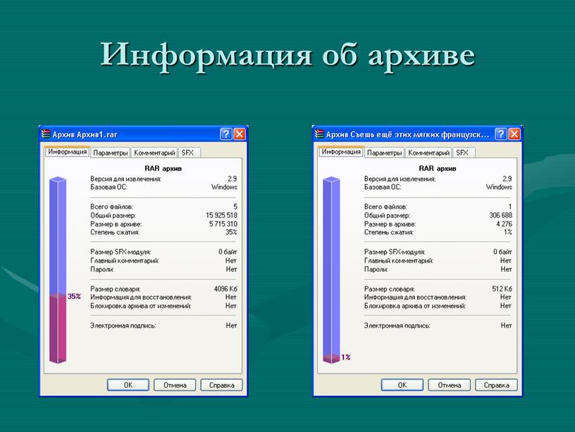 Информация об архиве