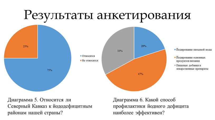 Результаты анкетирования Диаграмма 5