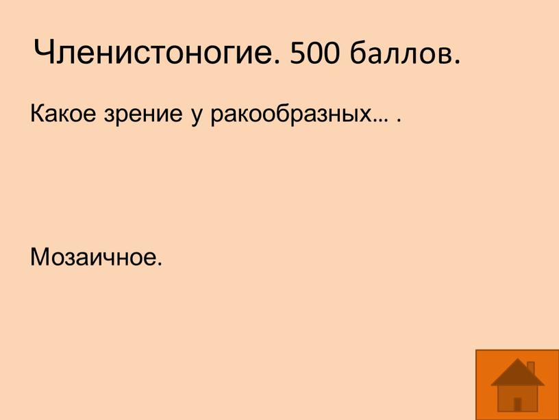 Членистоногие. 500 баллов. Какое зрение у ракообразных…